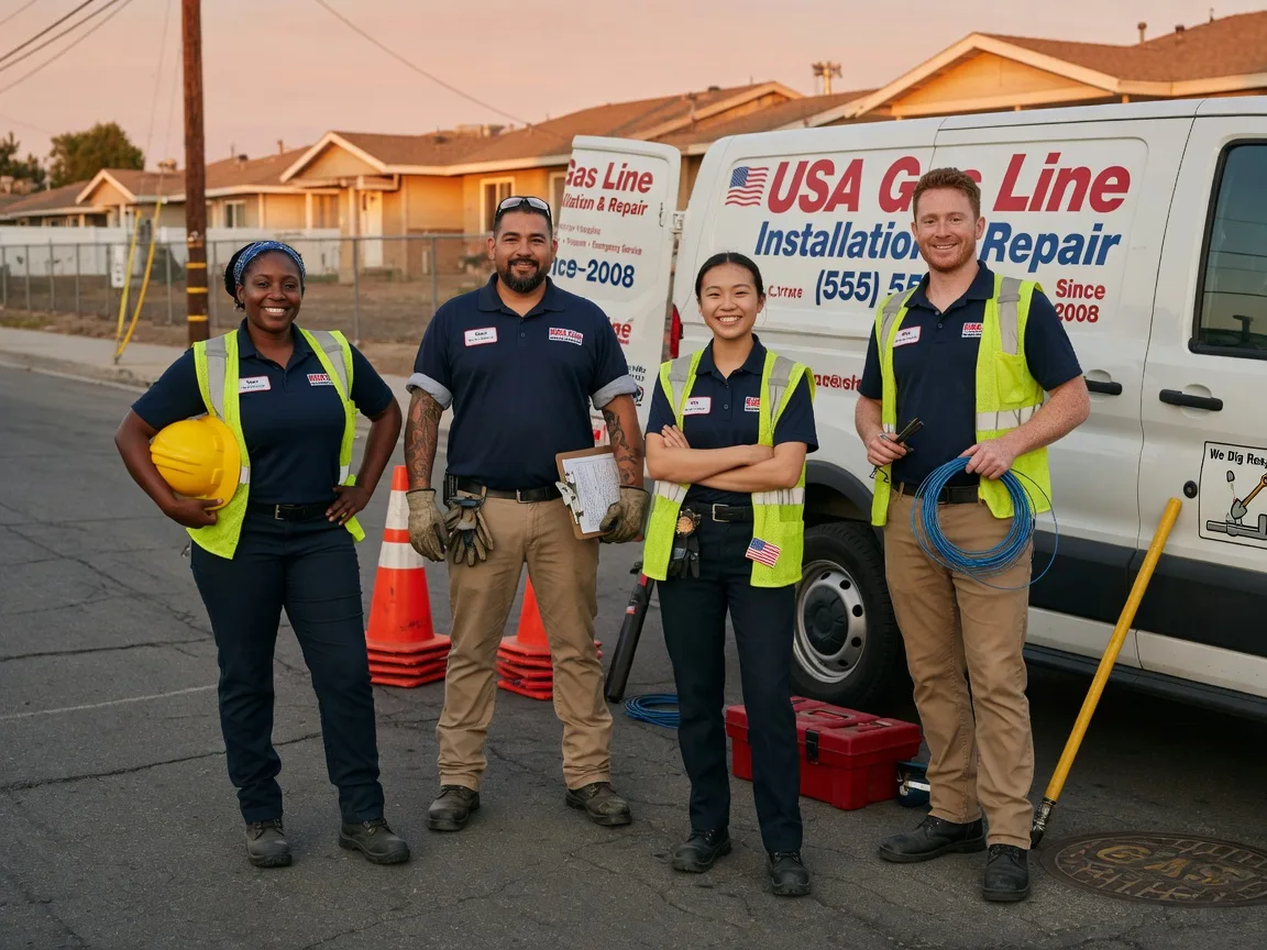 Gas Line Installation company in Oregon House, CA